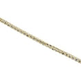 thumbnail image 6 of 10K Yellow Gold Two Tone 3mm Diamond Cut Ice Chain Bead Necklace 22 Inches, 6 of 7