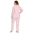 thumbnail image 5 of MintLimit Women's Floral Pajamas Set Long Sleeve Sleepwear Two-Piece Pj Sets Button-Down Nightwear Loungewear, 5 of 6