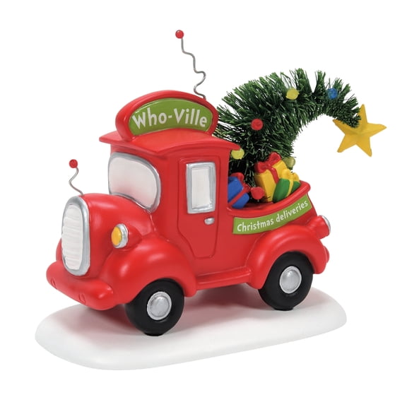 Department 56 Grinch Village Who-ville Christmas Deliveries Christmas Accessory Figurine 4in H
