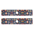 thumbnail image 7 of Yayeee Faucet Mat for Kitchen Sink 30" Diatomite Long Splash Guard Pad, Christmas Splendor, 2 Pack, 7 of 7