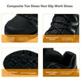 thumbnail image 3 of Steel Toe Cap Trainers for Men Women Breathable Safety Work Shoes Lightweight Steel Toe Sneakers Non Slip Work Shoes, 3 of 8