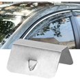 thumbnail image 4 of Yazoeia Wind Deflector Clips, Universal Car Stainless Steel Wind Rain Deflector Channel Fixing Retaining Clips Set(12pcs) CJC912-139983, 4 of 9