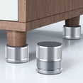 thumbnail image 2 of 24Pc Aluminum Alloy Adjustable Bed Risers Heavy Duty Furniture Sofa Table Lifts, 2 of 9