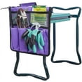 thumbnail image 3 of LNKOO Garden Kneeler Tool Bag Stool Pouch Seat Storage Tote Hanging Organizer, 600D Waterproof Portable for Outdoor Gardening, 12” x 13“Cart Storage Pouch Toolkit (Purple, NOT Include Kneeler), 3 of 7