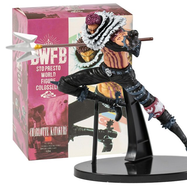 Figura coleccionable de One Piece Charlotte Katakuri, juguete de mantequilla, anime