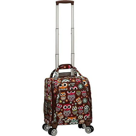 Rockland BF32-OWL Melrose Wheeled Underseat Carry on Spinner Luggage ...