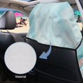 thumbnail image 5 of Uorisanigo Car Seat Cover Protector Soft Hibiscus Flower Turtle Automotive Front Seat Sweating Cover Washable Seat Decoration Universal for Auto Truck Van SUV, Easy to Install, 5 of 8