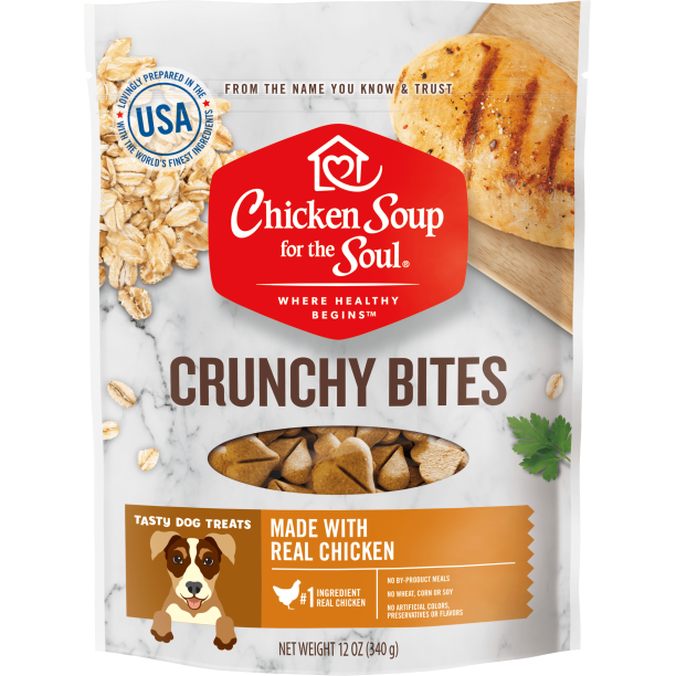 Chicken Soup Crunchy Bites Chicken Biscuit Dog Treats 12 oz Walmart