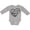 AC-Heather Grey, variant on Inktastic I Love My Mom and Dad in Black Chalk Heart Boys or Girls Long Sleeve Baby Bodysuit