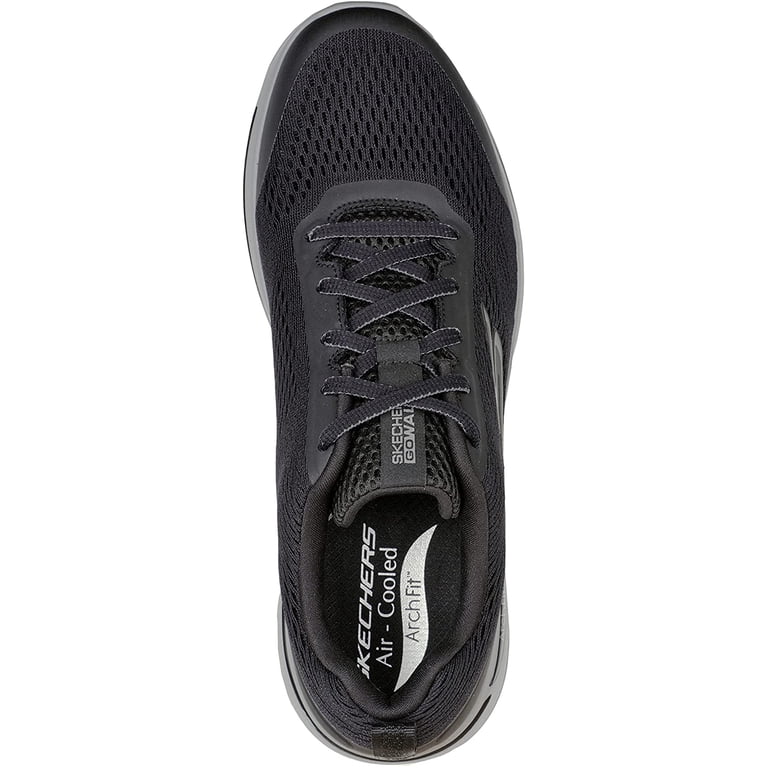 Skechers Go Walk Arch Fit Idyllic Sneakers, Black, Men\'s 8 Extra Wide Skechers Men GO WALK ARCH FIT IDYLLIC - 216116 Extra Wide  main image 4