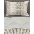 thumbnail image 3 of Carrot Comforter & Sham Bedding Set, Pastel Vintage Themed Food Art Repeating Motives on Soft Colored Backdrop Print, 3 pcs Duvet Set Microfiber Filling Quilt, 5 Sizes, Multicolor, by Ambesonne, 3 of 4