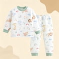 thumbnail image 2 of Dmsael Boys Pajamas Size 10-12 Soft Little Girls' Long Sleeve Pajamas Sets Toddler Cotton Pjs Kids Sleepwears Loungewear Long sleeve Pjs for Girls 6 9 12 18 24 Months 2T 3T 4T, 2 of 7
