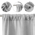 thumbnail image 2 of Mainstays 4 of a Kind Blackout Window Curtains Panels, Set of 4, White, 28" W x 84" L, 2 of 5