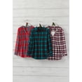 thumbnail image 4 of Woman Within Plus Size Classic Flannel Shirt, 4 of 6