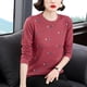 thumbnail image 3 of Otoño e invierno, mamá de mediana edad, nueva camiseta de manga larga, camiseta interior de otoño para mujer de mediana edad y mayor, ropa exterior, camiseta de primavera y otoño, 3 of 4