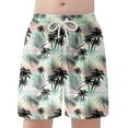 thumbnail image 4 of Icvfdpl Kids Boy Swim Trunks Child Girls Casual Floral Printing Shorts Summer Hawaii Holiday Beachwear Loose Swimwear 14-16 Years, 4 of 7