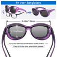 thumbnail image 5 of TINHAO Polarized Fit Over Glasses Sunglasses for Women UV Protection, Trendy Oversized Cat Eye Sunglasses for Driving Riding, 5 of 7