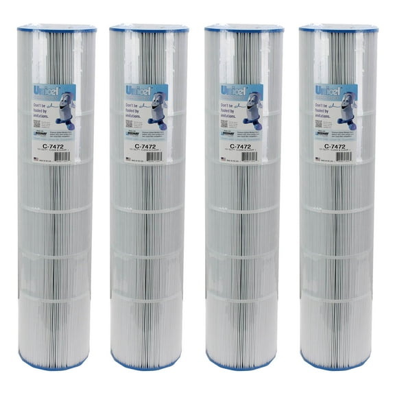 Unicel C-7472 Replacement 125 SqFt Pool Filter Cartridge (4 Pack)