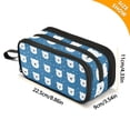 thumbnail image 4 of FORMRS Pencil Case with 3 Compartments Zipper Pouch, Elementary School Level and up, Blue Polar Bear, 4 of 8