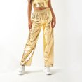 thumbnail image 2 of SWSMCLT Women's Straight Leg Pants Stretch Long Casual Pants Pleated Summer Casual Trendy Winter Trousers Golden 14, 2 of 4