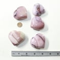 thumbnail image 3 of 5 Mookaite Hearts Combined Weight of  452 Grams #523-1 Gemstone Hearts, 3 of 3
