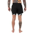 thumbnail image 3 of Scramble Double Layer Combination Shorts - 2XL - Black/Logo, 3 of 4