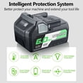 thumbnail image 3 of BSL36B18 3.0/6.0Ah Replace for Metabo HPT 18V/36V（Hitachi） MultiVolt 371751M 372121M BSL36A18 for Slide Style MAX Cordless Tools Lithium-ion Battery, 3 of 5