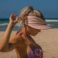 thumbnail image 3 of Joernso Women Sun Hat Anti-UV Wide Brim Sunscreen Protective Summer Hat for Holiday, 3 of 8
