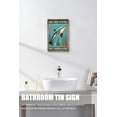 thumbnail image 4 of Dolphin And I Think To Myself, What a Wonderful World Vintage Aluminum Sign 5.5x8 IN Dolphin Decor Blue Ocean Animal Pictures, 4 of 6