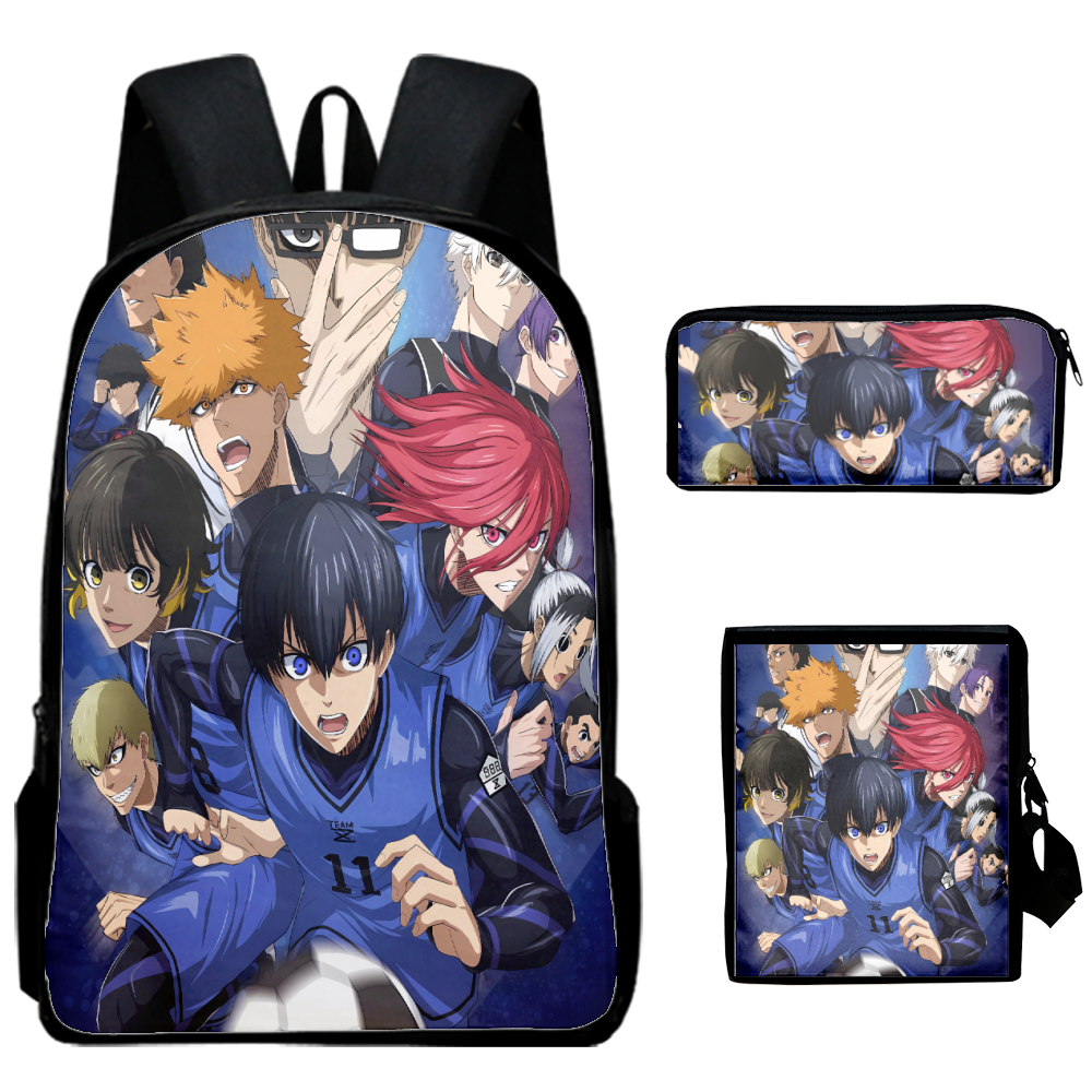 Blue Lock Backpack for Girls and Boys Backpack Elementary Kids School