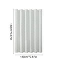 thumbnail image 3 of Shower Curtain for Bathroom Decorations, Waterproof Durable Bathroom Partition Curtain with Hooks 70.87x70.87Inch White, 3 of 6