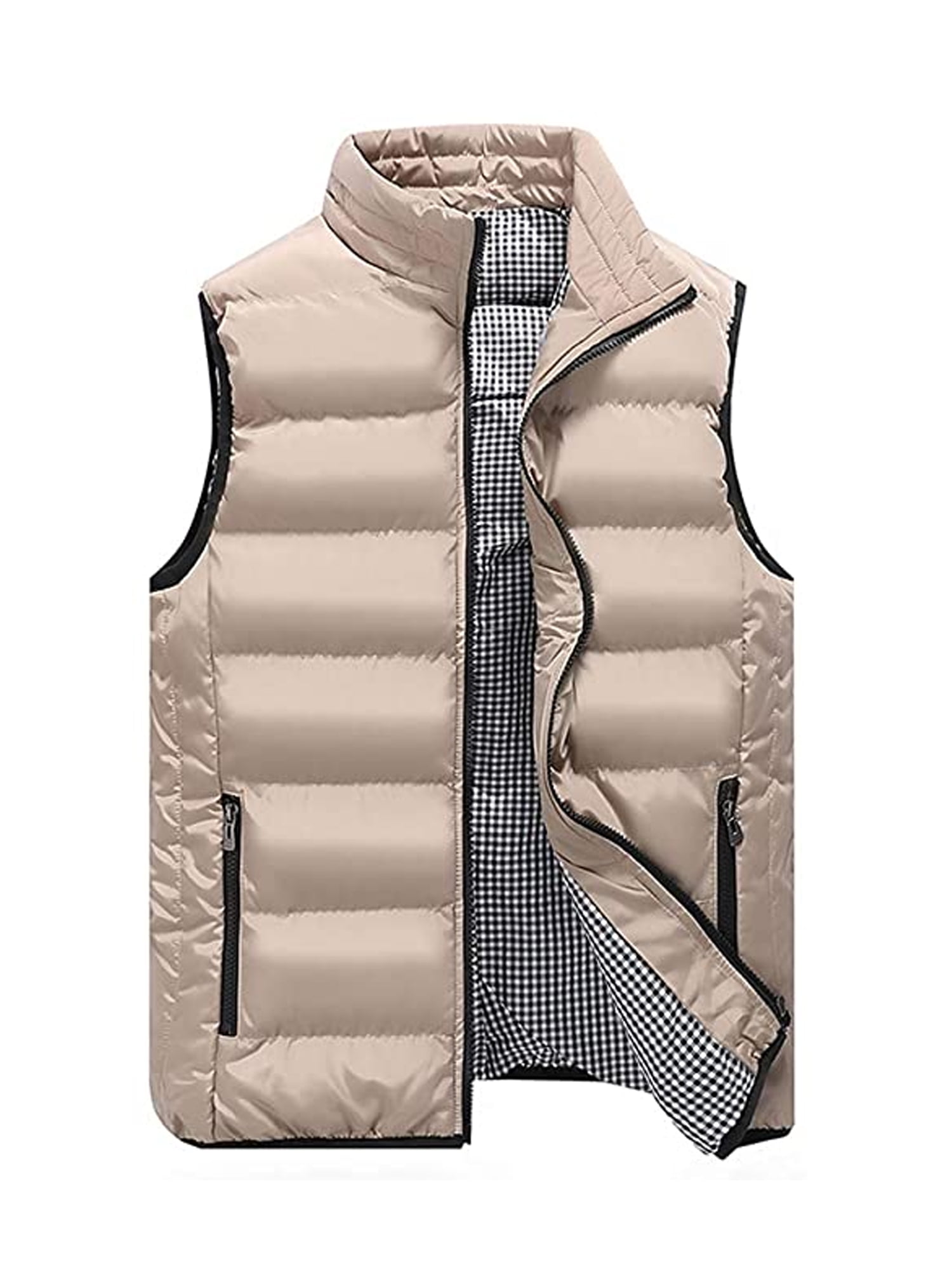 Mens Quilted Sleeveless Fishing Bodywarmer Winter Gilet Multi Pockets Size M-4XL 