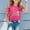 Hot Pink, variant on Gzbliryd Graphic T-Shirt White T Shirts Short Sleeve Summer Blouse Cute Casual Tops Summer T Shirts for Teens Summer Tops Summer Clothes for Teens (Beige,7-8 Years)