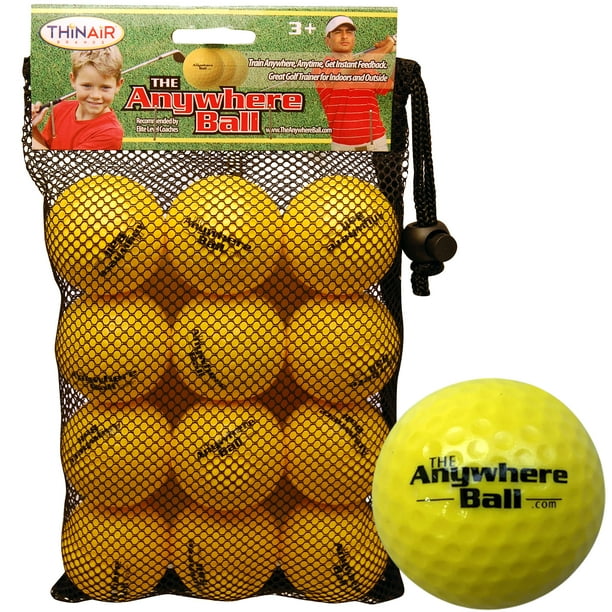 The Anywhere Ball for Golf Foam Practice Balls Realistic Feel and
