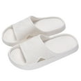 thumbnail image 6 of HNMKIU Cozy Slippers Unisex Summer Thick Soled Indoor Leisure Bathroom Soft Soled EVA Beach Sandals Z02_Pink,8.5, 6 of 8