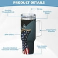 thumbnail image 5 of Pofeuu American Flag Print 40oz Ice Bully With Handle And Straw Stainless Steel Vacuum Insulated Cup And 2 In 1 Straw Lid, 5 of 8