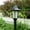 🌻White_Base#285, variant on Solar Garden Lamp Outdoor LED Vintage Hexagon Post Light for Yard Patio Pathway, Solar Powered Decorative Street Lamp with Dusk to Dawn Sensor and Weatherproof Design