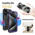 thumbnail image 6 of Casetego for iPhone 15 Pro Max Waterproof Case,IP68 14FT Underwater Dustproof Shockproof Rugged with Built-in Screen Protector Full Protect Phone Cover with Lanyard,Purple, 6 of 8