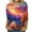 Multicolor, variant on MaFYtyTPR Women's Fashion Printed T-shirt 3/4 Sleeves Blouse Round Neck Casual Tops New Edition Top Shirt Multicolor M