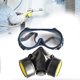 thumbnail image 1 of Cubierta de gafas protectoras Cubierta de protección facial Gafas protectoras a prueba de polvo Mufla bucal con cilindro de gas doble ANGGREK Otros, 1 of 8