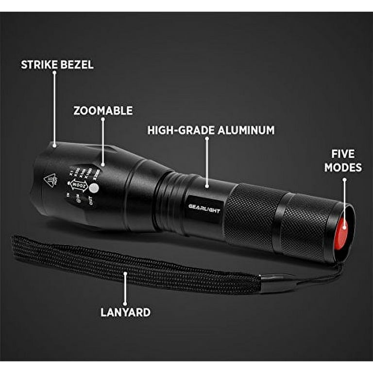 Aluminum Zoomable LED Flashlight – Survival Gears Depot