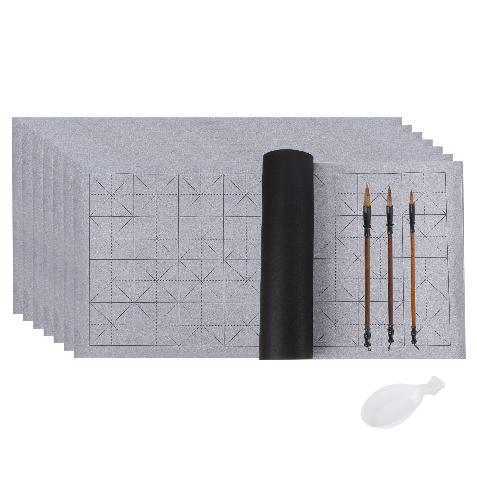 Tissu D'écriture à L'eau Pour Calligraphie Chinoise - Réutilisable, Taille 38x78 Cm, Pratique Avec De L'eau Claire