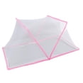 thumbnail image 2 of Mosquito Net Tent Foldable Portable Ventilate Summer Bedroom Net Tent for Baby Kids Students Pink, 2 of 5