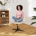 thumbnail image 7 of YRLLENSDAN,Vanity Chair with Back,Criss Cross Desk Chair,Cross Legged Office Chair,No Wheels Or Handrails,Suitable for Bedrooms and Living Rooms,Beige, 7 of 7