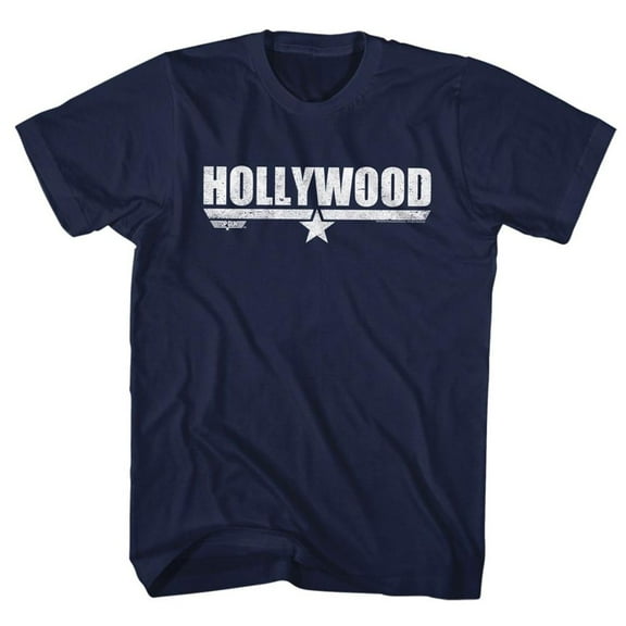 Top Gun HOLLYWOOD Medium Cotton T-shirt Navy Adult Men's Unisex Short Sleeve T-shirt
