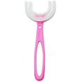 thumbnail image 1 of Manual de cepillo de dientes de boca entera: cepillo de dientes de silicona en forma de U para niños, 1 of 8