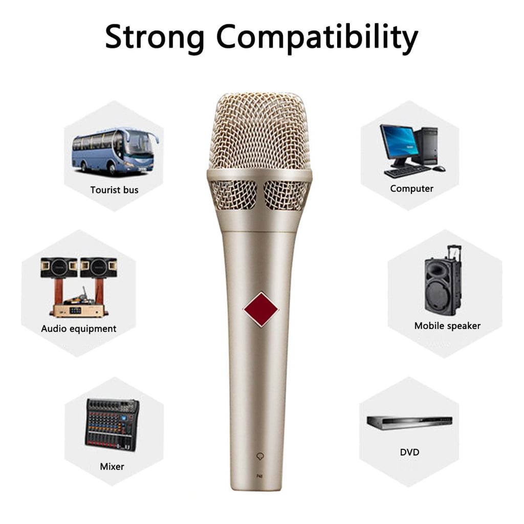 BQBQERT Condenser Microphones Professional Studio Live Cardioid Microphones for Vocals Podcasting