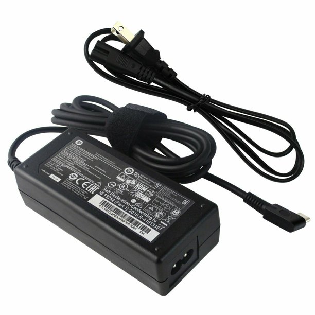 Genuine 45w Usb C Adapter Charger Hp Spectre X360 13 W060nz Laptop Power Supply 9580