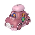 thumbnail image 1 of Red Multifunction Inertia Car Toy For Kids With Rotating Gears Storage Compartment Early Learning Developmental Activity Push Vehicle Size 4.33 Inches Weight 0.22 Lb, 1 of 9