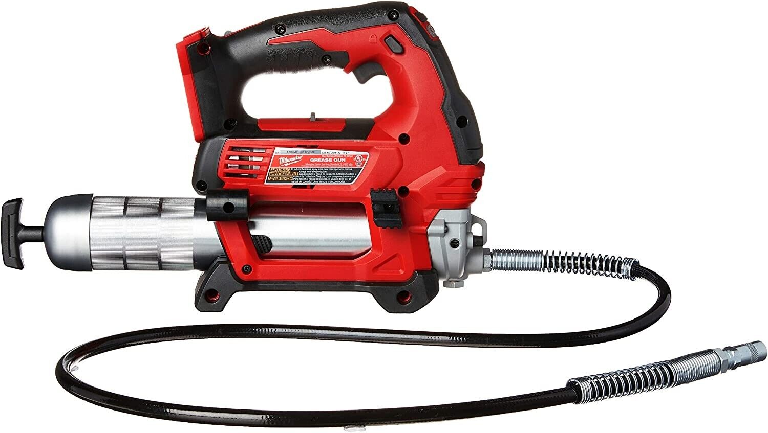 Milwaukee 2646-20 M18 Lithium-Ion Cordless Grease Gun, 2-Speed